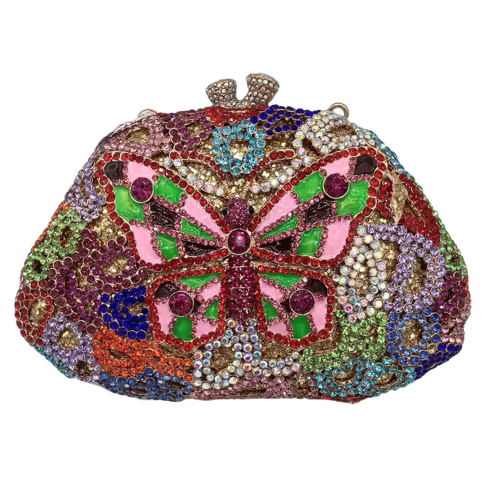 Aurelia Crystal Butterfly Purse - Main View 08 - WAAMII
