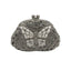 Aurelia Crystal Butterfly Purse - Silver - WAAMII