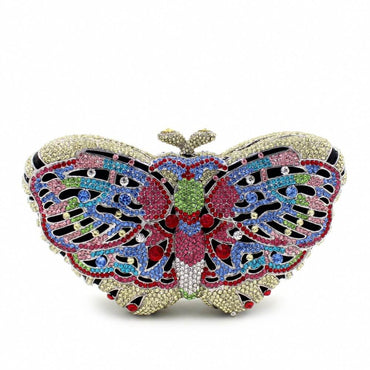 Aurora Butterfly Crystal Minaudière - WAAMII
