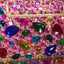 Gemma Fleur Rain Rhinestone Clutch - Back view (5) - WAAMII