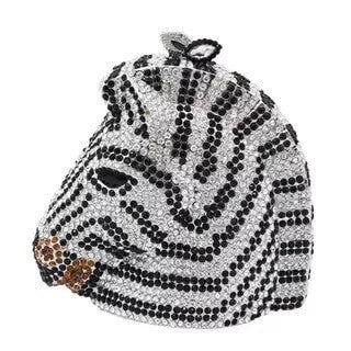 Bejeweled Stallion Minaudière - Zebra - WAAMII