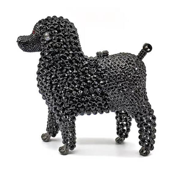 Bijou Dog Novelty Purse - black - WAAMII - (black)