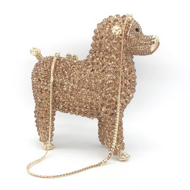 Bijou Dog Novelty Purse - gold - WAAMII - (gold)