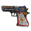 Crystal Gun Shaped Purse Pistol Style Glittering Evening Clutch