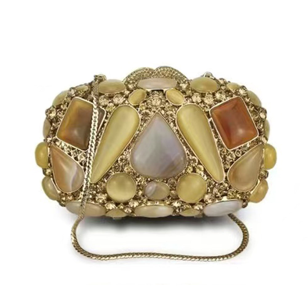 Lyra Crystal Diamond Stone Purse