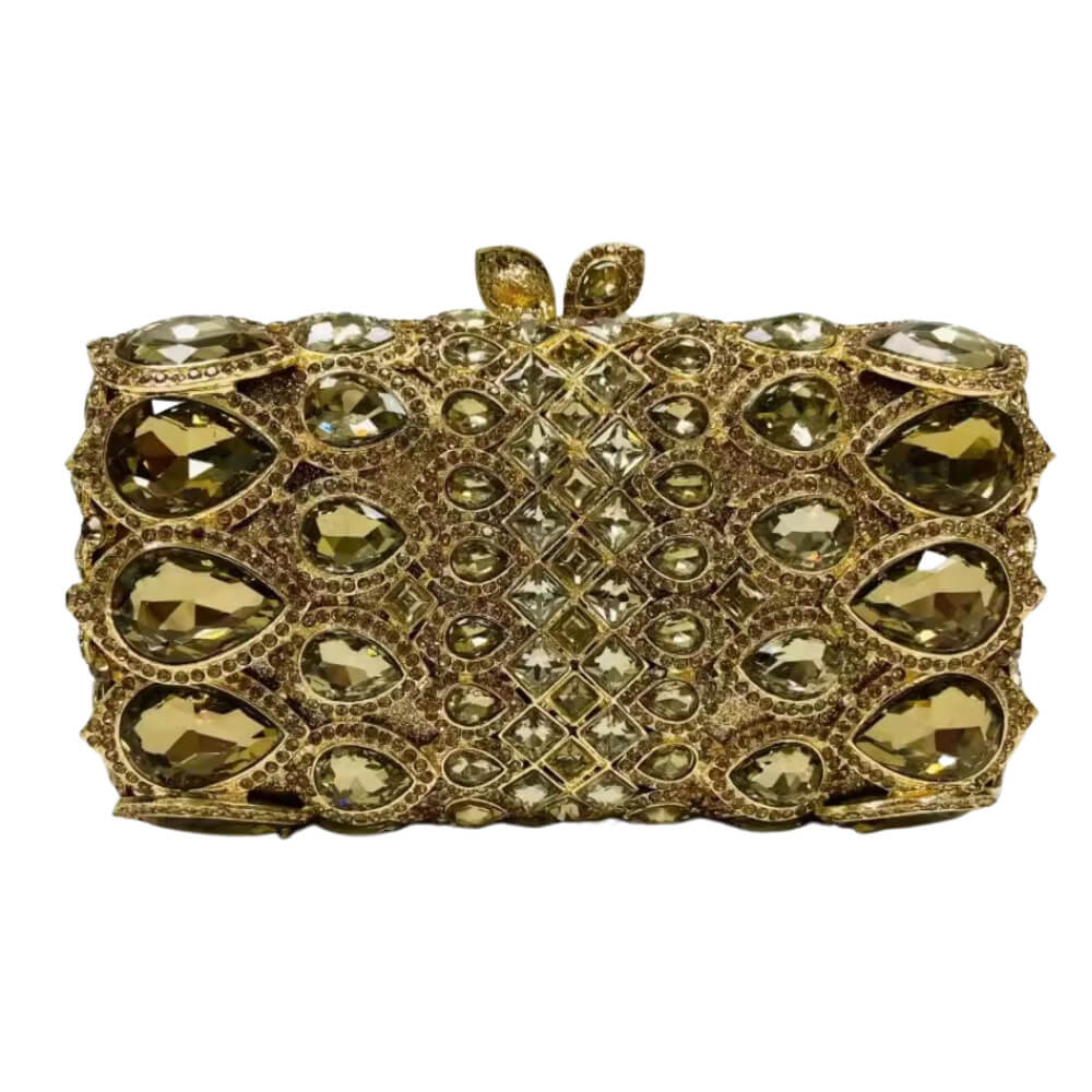Rainora Droplets Rhinestone Clutch - 详情-09 view - WAAMII