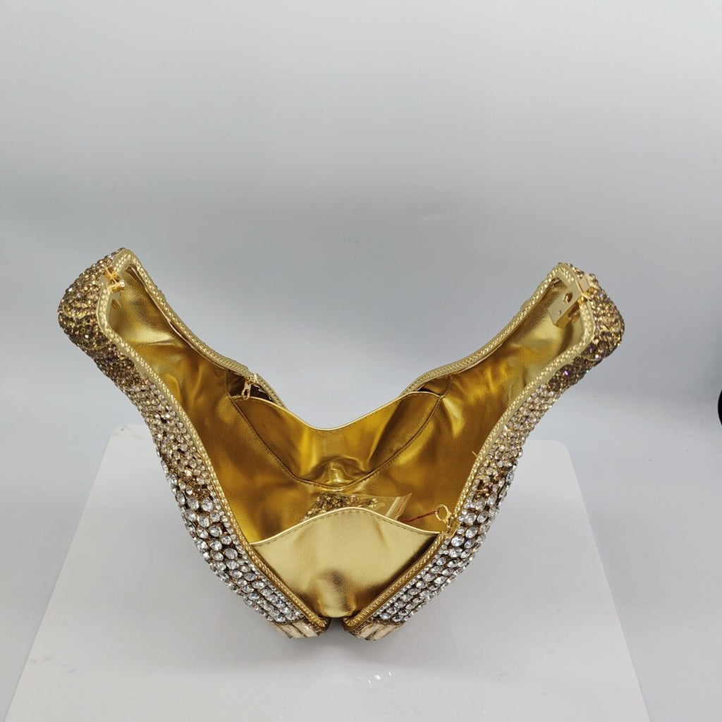 Crystal Champagne Bottle Clutch bags WAAMII   