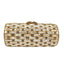 Clio Round Pillar Dimond Clutch Purse - Crystal Yellow - WAAMII - (crystal-yellow)