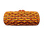 Clio Round Pillar Dimond Clutch Purse - orange color - WAAMII - (orange-color)