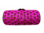 Clio Round Pillar Dimond Clutch Purse - Purple red - WAAMII - (purple-red)