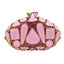 Elara Rhinestone Evening Clutch - pink - WAAMII - (pink)