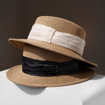 Breathable cellulose straw hat for women – perfect for outdoor events