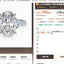 4.5 CT Round Solitaire Ring in Sterling Silver