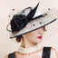 British Style Feather Mesh Fascinator Hat – Church Wedding Hat