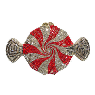 Full Diamond Candy Rhinestone Clutch Purse - Main View 02 - WAAMII