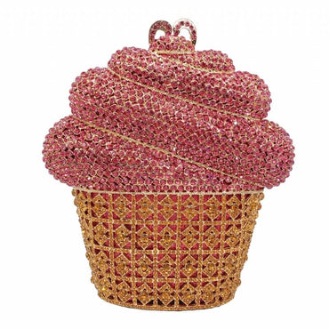 Ice Cream Rhinestone Clutch Purse - Main View 05 - WAAMII