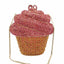 Ice Cream Rhinestone Clutch Purse - Pink - WAAMII - (pink)