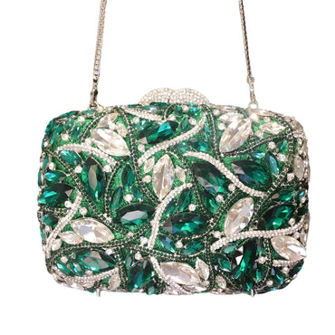 Luminia Teardrop Rhinestone Clutch Purse - Main View 02 - WAAMII