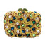 Lumière Rainbow Evening Clutch - Yellow and green - WAAMII - (yellow-and-green)