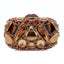 Lyra Crystal Diamond Stone Purse - Golden brown - WAAMII - (golden-brown)