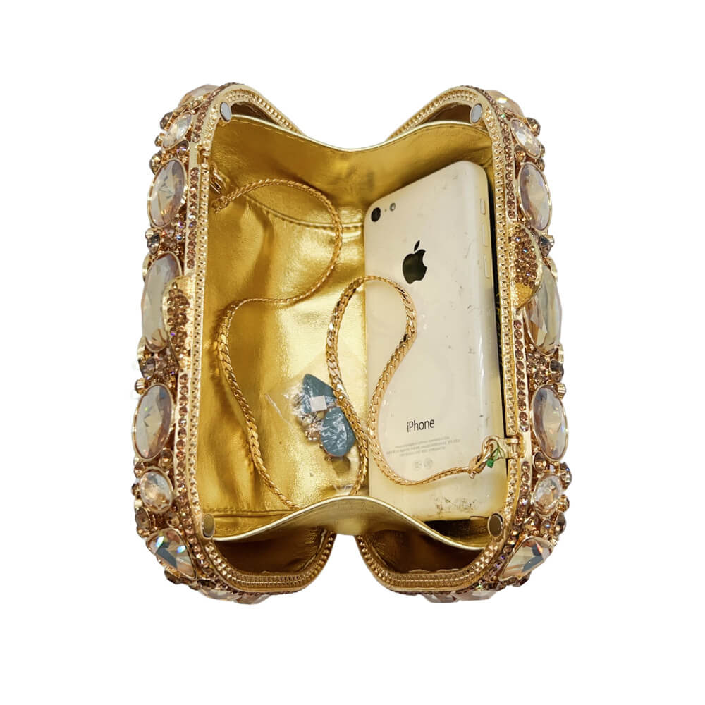 Lyra Crystal Diamond Stone Purse - Main View 03 - WAAMII