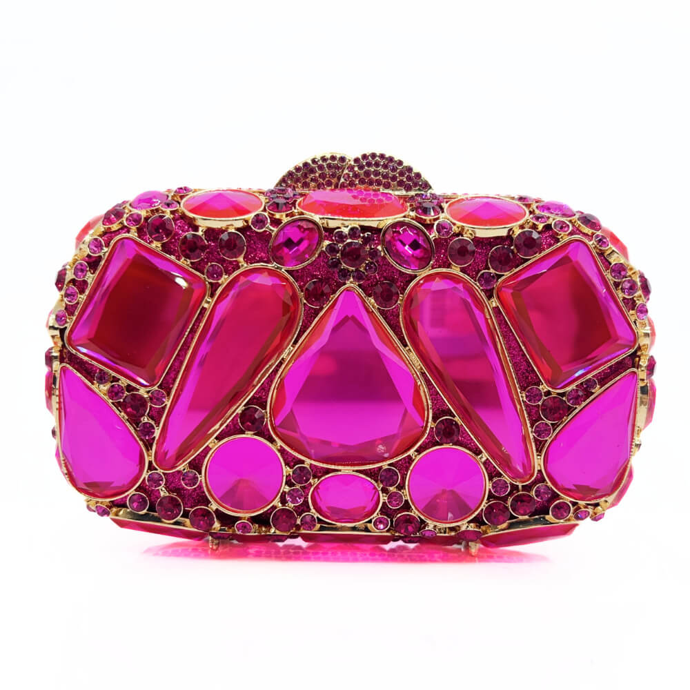 Lyra Crystal Diamond Stone Purse - Main View 09 - WAAMII