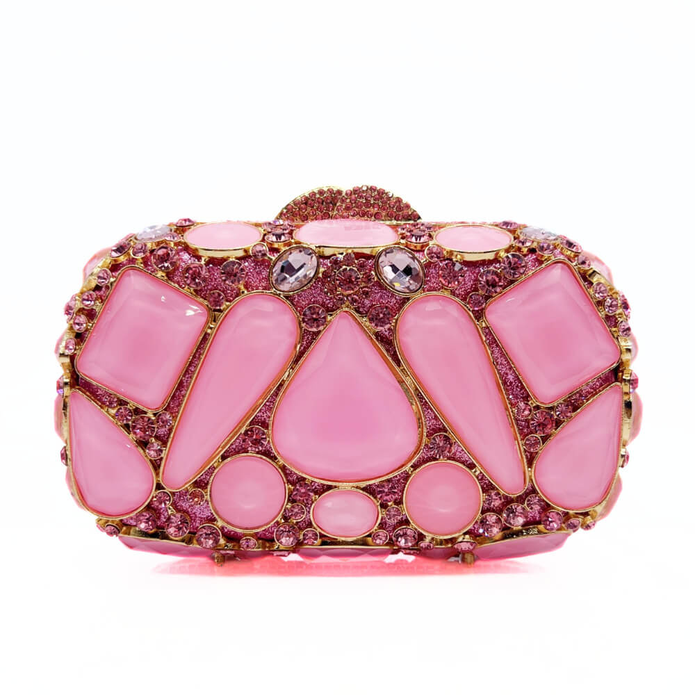 Lyra Crystal Diamond Stone Purse - Main View 12 - WAAMII