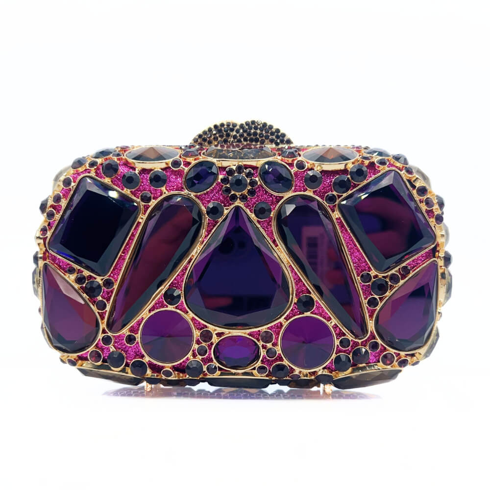 Lyra Crystal Diamond Stone Purse - Main View 14 - WAAMII