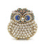 Moonlight Whisper Owl Clutch Purse - Golden white rainbow - WAAMII