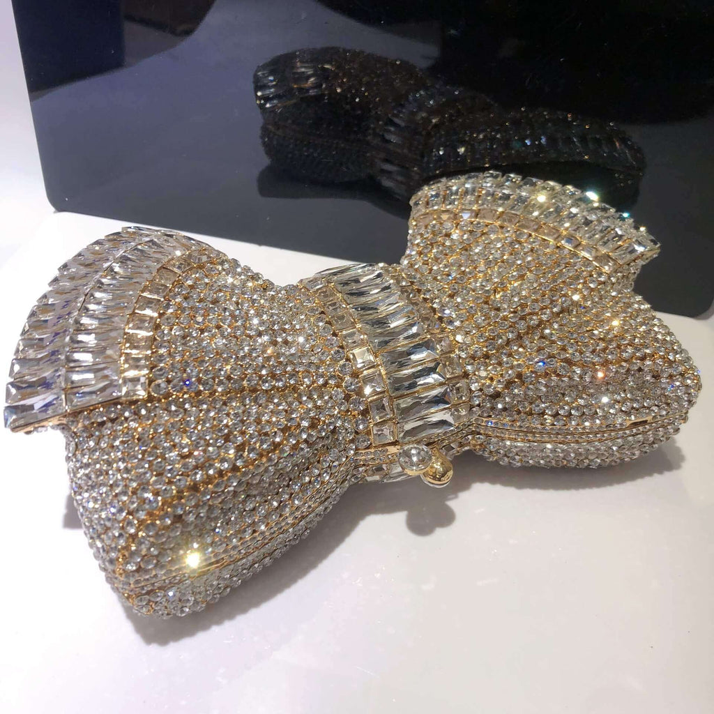 Myra Crystal Luxury Butterfly Clutch Purse - - Luxury bags by WAAMII