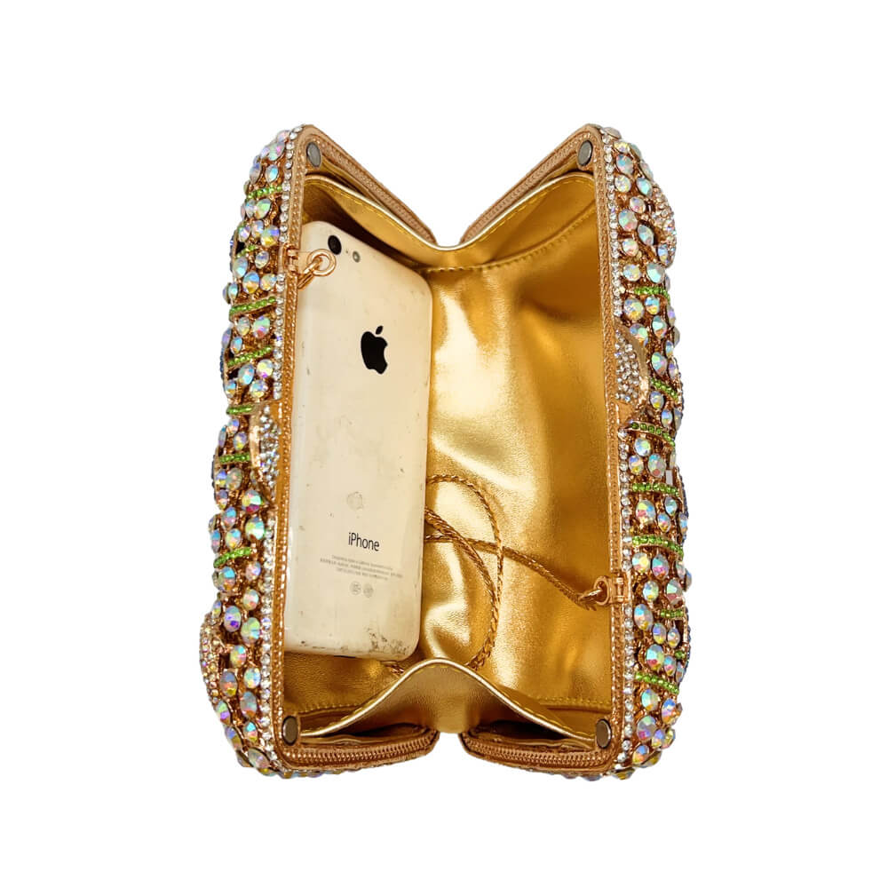 Ocean Realm Rhinestone Clutch Purse - Main View 02 - WAAMII