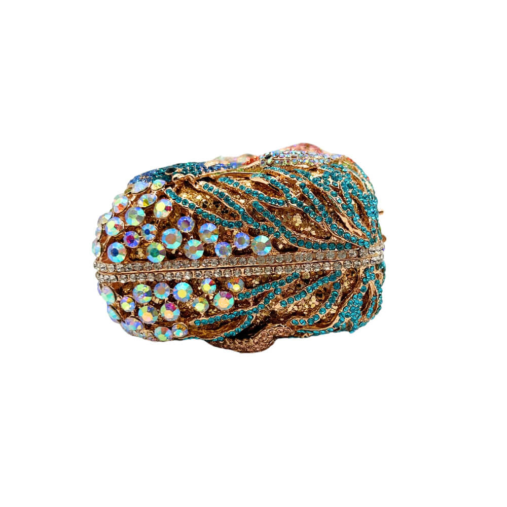 Ocean Realm Rhinestone Clutch Purse - Main View 03 - WAAMII