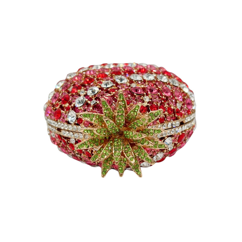Pineapple Rhinestone Embellished Evening Purse - Main View 03 - WAAMII