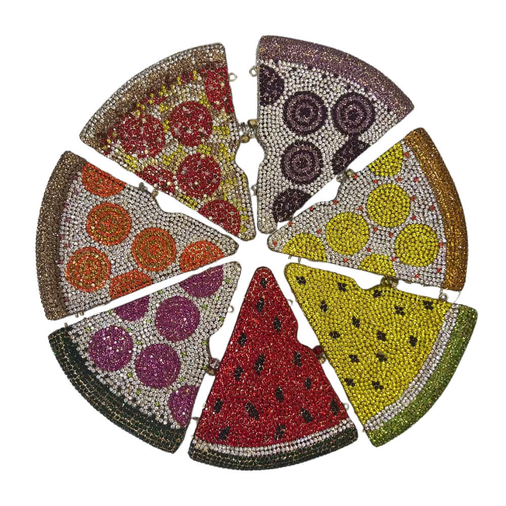 Pizza Diamond Novelty Purse - Main View 05 - WAAMII