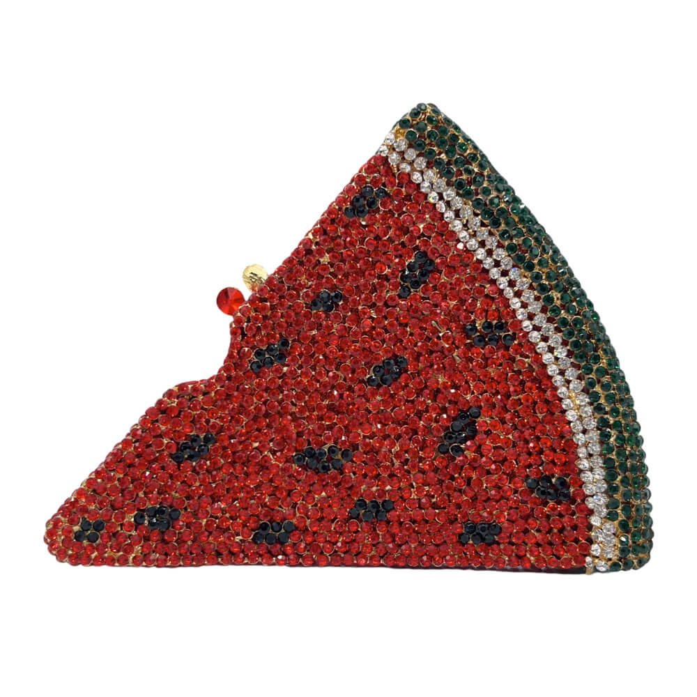 Pizza Diamond Novelty Purse - Red watermelon - WAAMII - (red-watermelon)