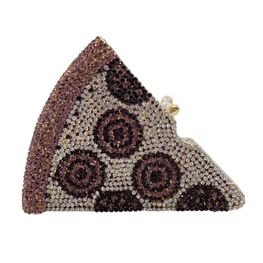 Pizza Diamond Novelty Purse - Taro Pizza - WAAMII - (taro-pizza)