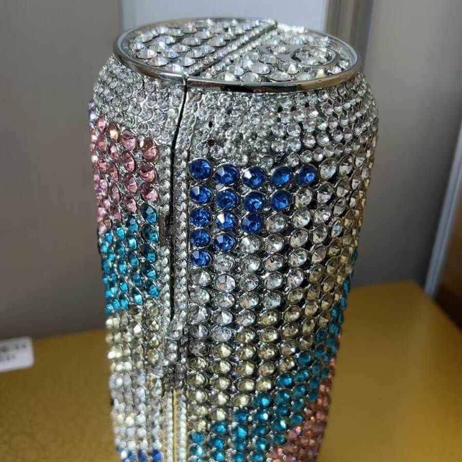 Pop Can Rhinestone Clutch Purse - Main View 04 - WAAMII