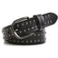 Ceinture Punk à Boucle Décorée à Rivets Multiples-WB7041