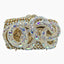 Python Rectangular Snake Bejeweled Clutch