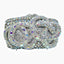 Python Rectangular Snake Bejeweled Clutch - Main View 07 - WAAMII