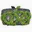Python Rectangular Snake Bejeweled Clutch - Main View 12 - WAAMII