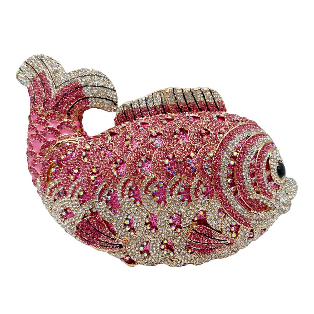 Sparkle Rhinestone Fish Clutch - Main View 01 - WAAMII