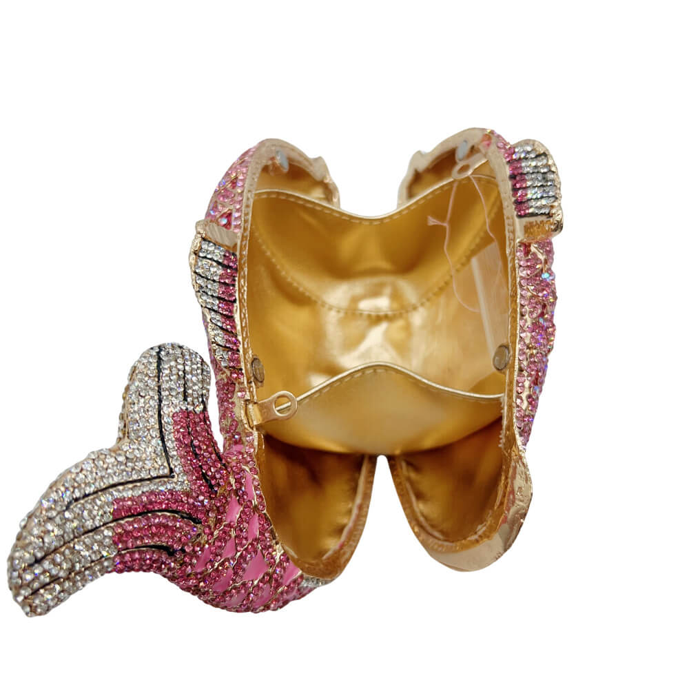 Sparkle Rhinestone Fish Clutch - Main View 02 - WAAMII