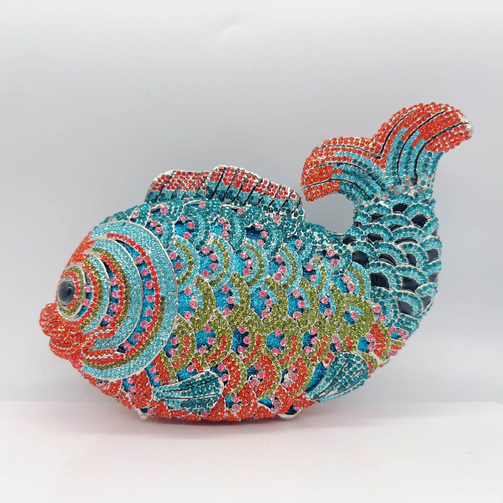 Sparkle Rhinestone Fish Clutch - Main View 13 - WAAMII
