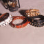 Ceinture Punk à Boucle Décorée à Rivets Multiples-WB7041