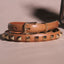 Ceinture Punk à Boucle Décorée à Rivets Multiples-WB7041