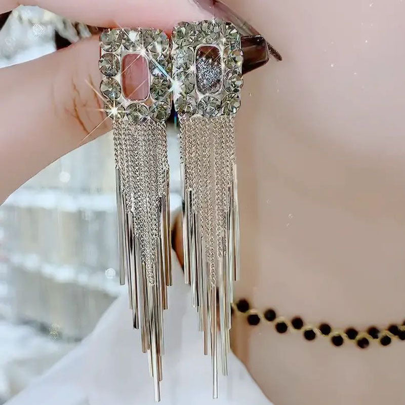 crystal-diamond-long-tassel-earrings-a-pair