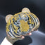 Crystal Tiger Rhinestone Clutch