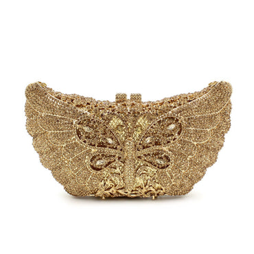 Whispering Wings Butterfly Clutch - Gold - WAAMII