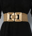 Ceinture Punk à Boucle Décorée à Rivets Multiples-WB7041
